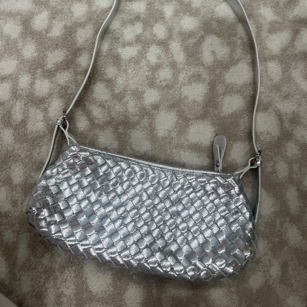 Silver handbag